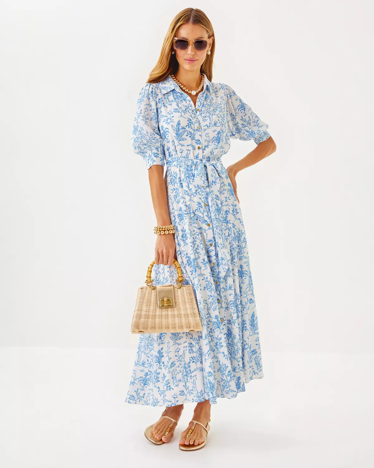 Larkyn Midi Shirtdress | Lilly Pulitzer