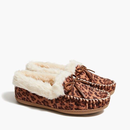 Leopard slippers | J.Crew Factory