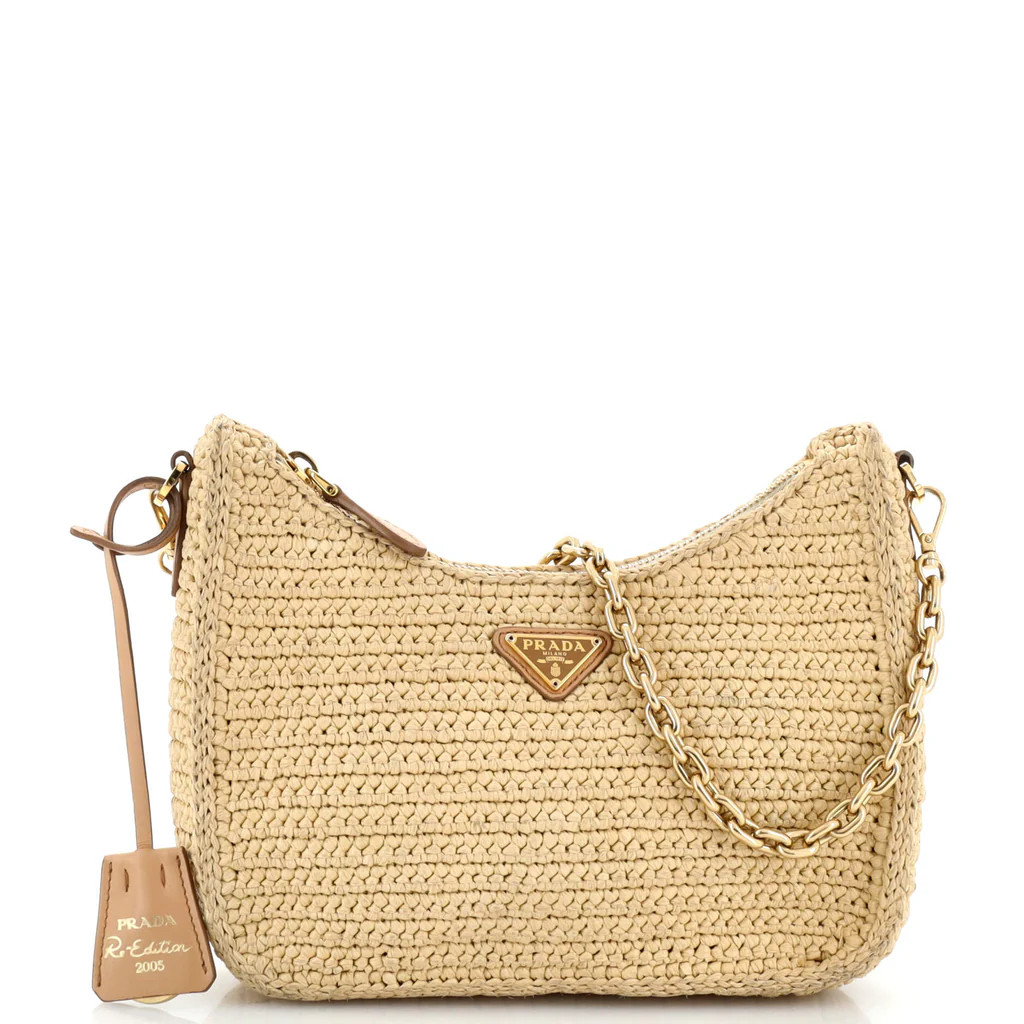Re-Edition 2005 Shoulder Bag Raffia Small | Rebag