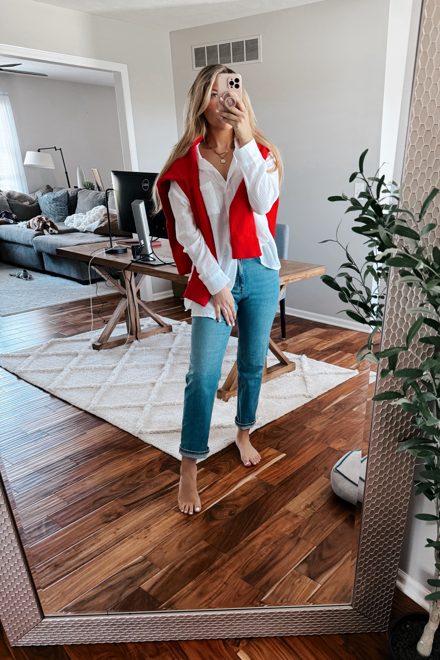 Repping Target colors today in honor of our giveaway! Head to my Instagram to see how to enter ✨

#LTKGiftGuide #LTKstyletip #LTKhome