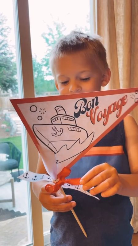 Printable Cruise Themed Pennant flags for Fish Extenders and cabin door Decor.  Perfect for a Disney Cruise! 

#LTKtravel #LTKfamily #LTKkids