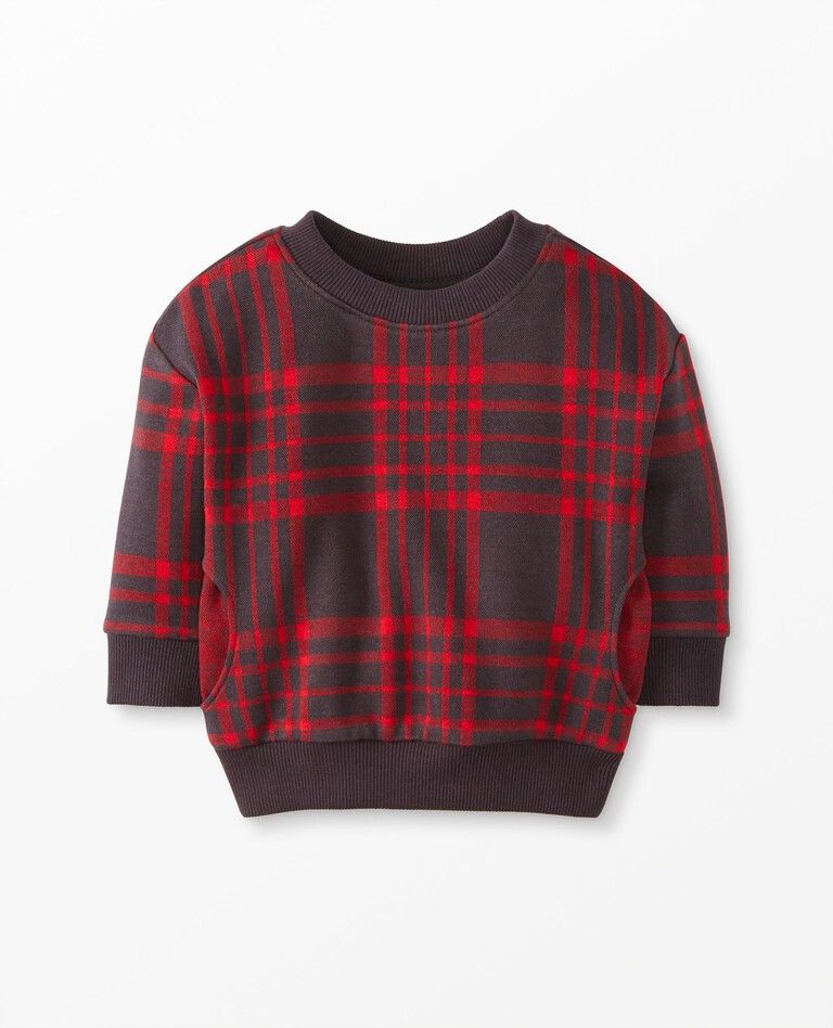 Baby Plaid Knit Top | Hanna Andersson