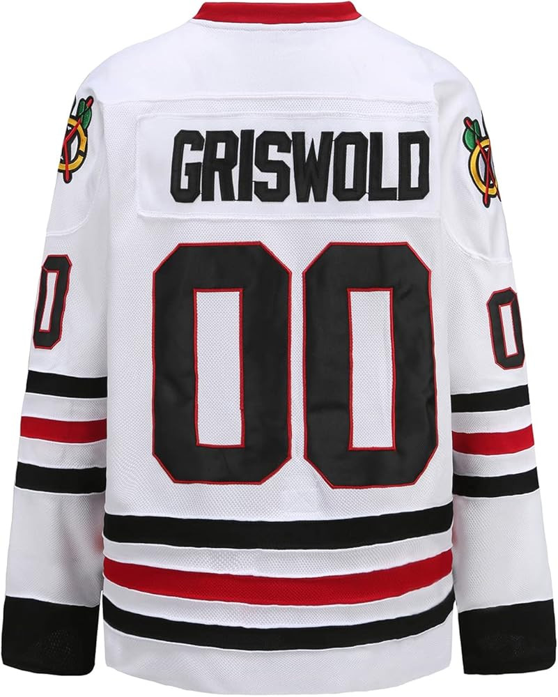 PSOOO Griswold #00 Movie Hockey Jerseys Stitched Letters and Numbers S-XXXL | Amazon (US)