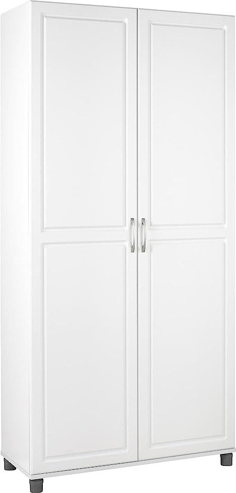 SystemBuild Kendall 36" Utility Storage Cabinet - White | Amazon (US)