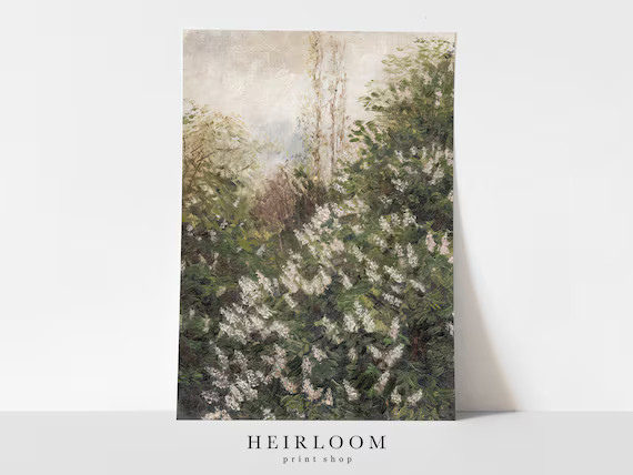 Vertical Landscape Print | Lilac Art Print | FINE ART PRINTS | Nature Artwork | Wild Lilacs | Etsy (CAD)