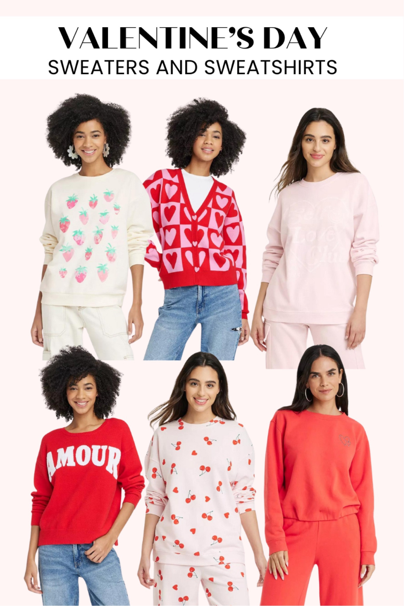 Valentines day sweaters 


#LTKGiftGuide #LTKover40 #LTKfindsunder50