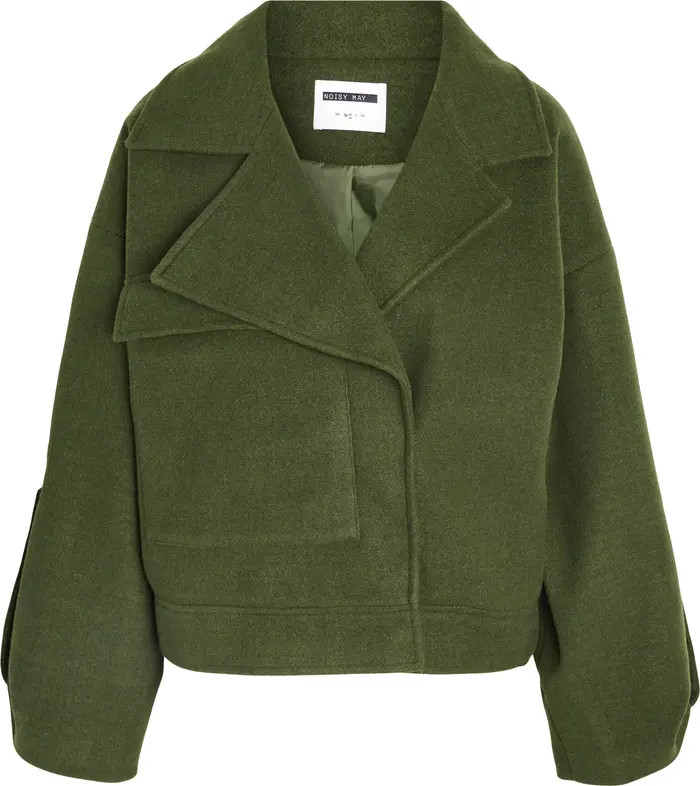 Noisy may Mavra Notch Lapel Short Jacket | Nordstrom | Nordstrom