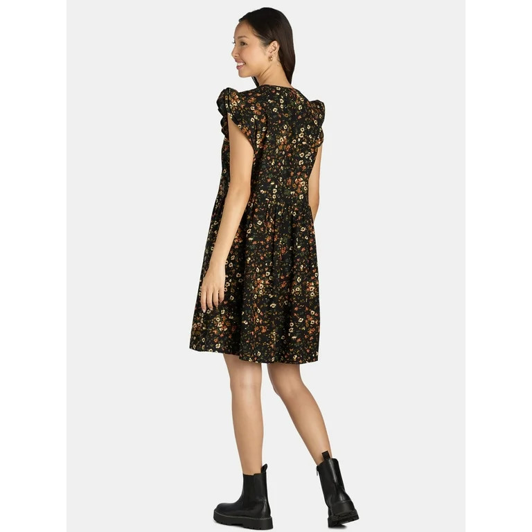 Time and Tru Women's Mini Woven Dress | Walmart (US)