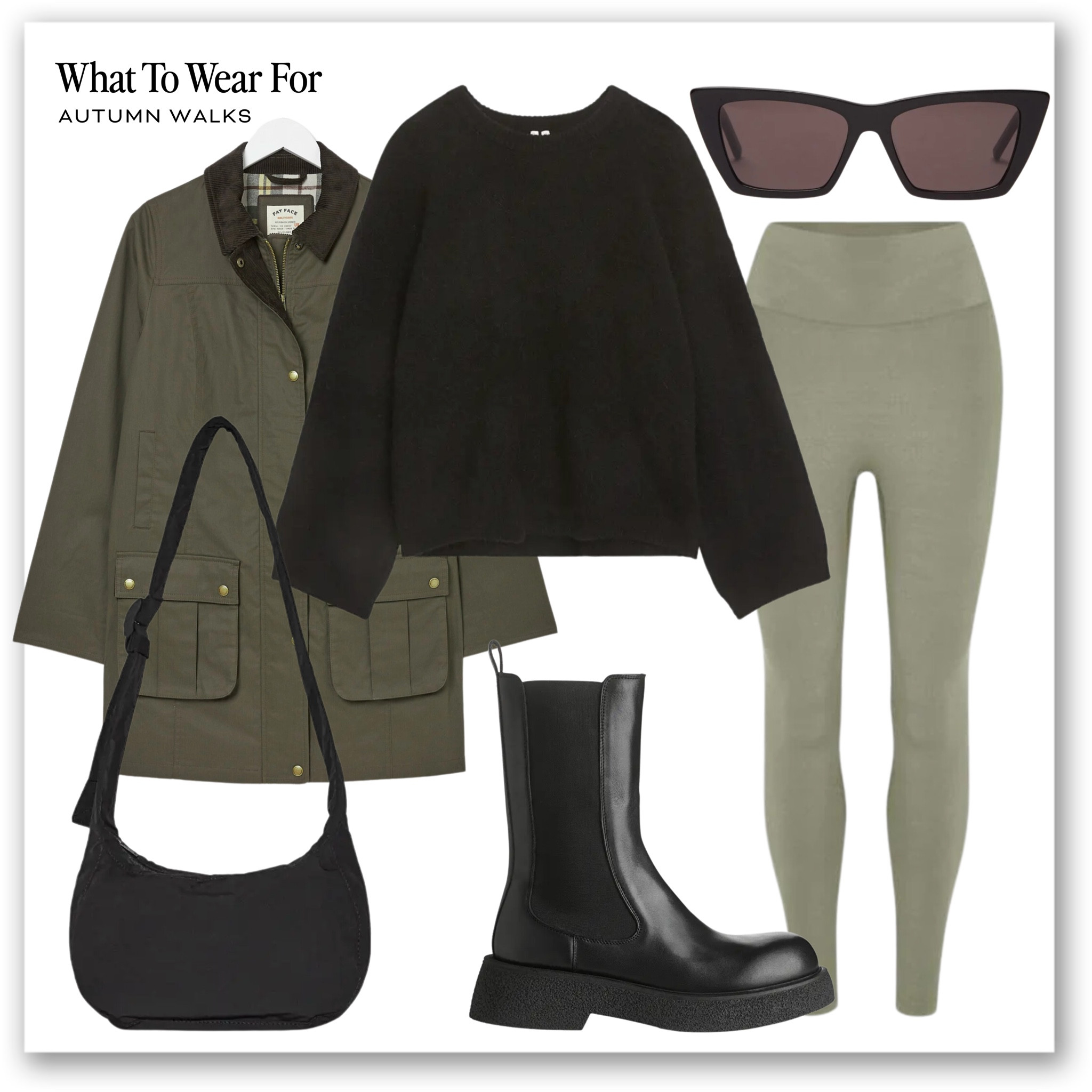 Autumn walks 🍂 

Khaki coat, black knit, Arket, adanola leggings, black boots, crossbody bag

#LTKstyletip #LTKSeasonal #LTKeurope