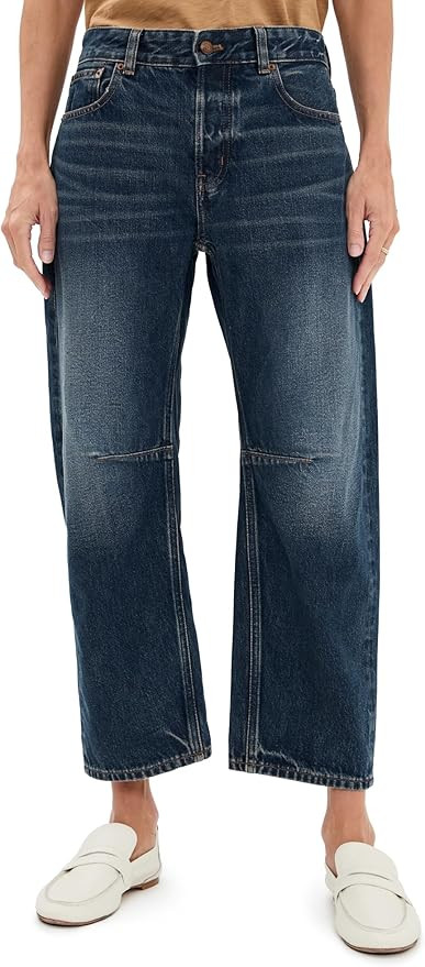 Madewell Women's Petite Darted Barrel Leg Jeans | Amazon (US)
