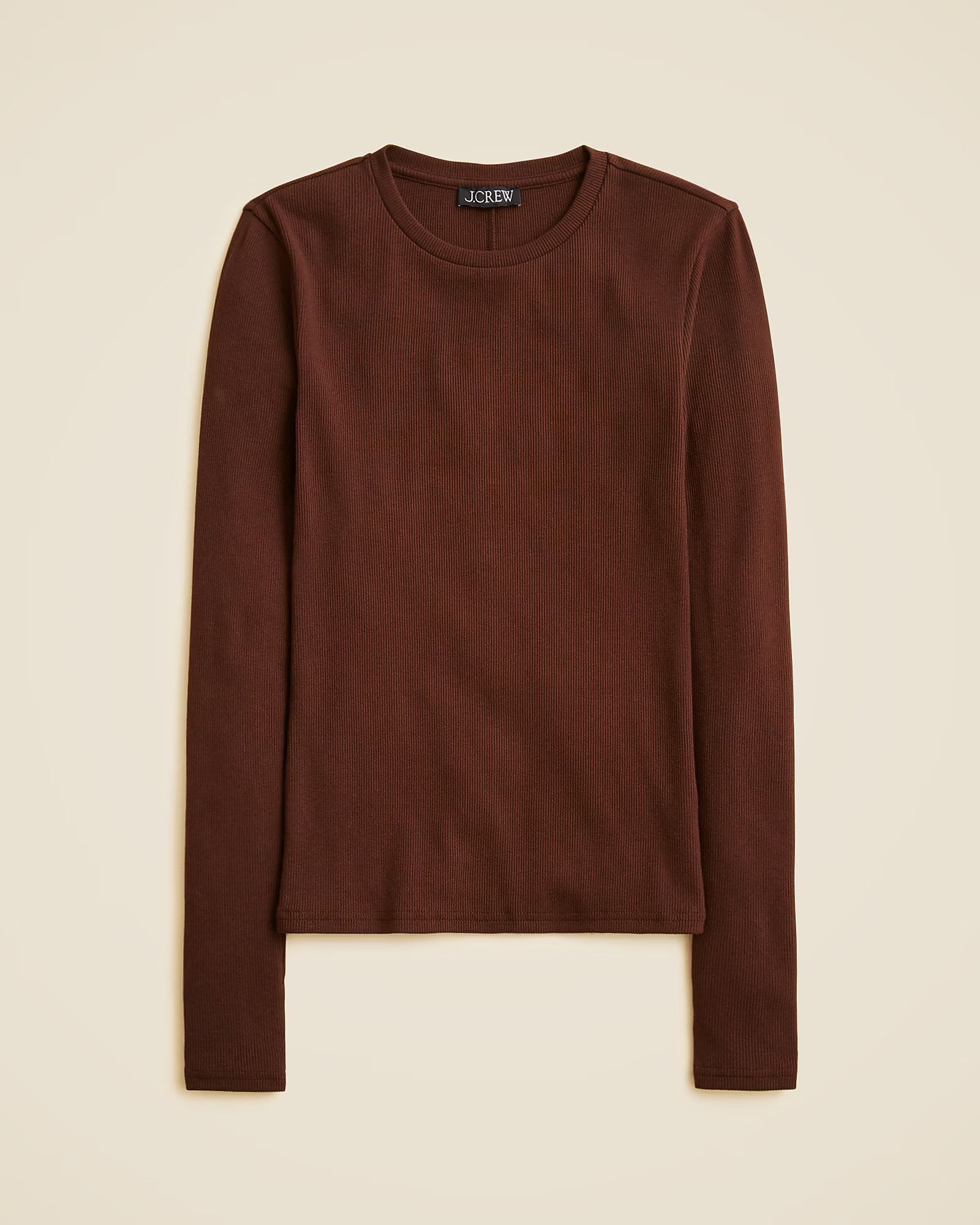 Perfect rib long-sleeve T-shirt | J. Crew US