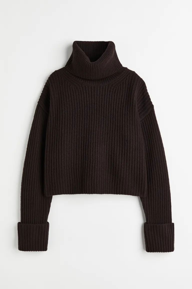 Polo-neck wool-blend jumper | H&M (UK, MY, IN, SG, PH, TW, HK)