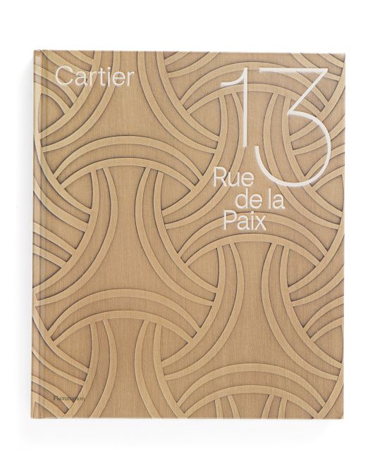 Cartier 13 Rue De La Paix Book | TJ Maxx