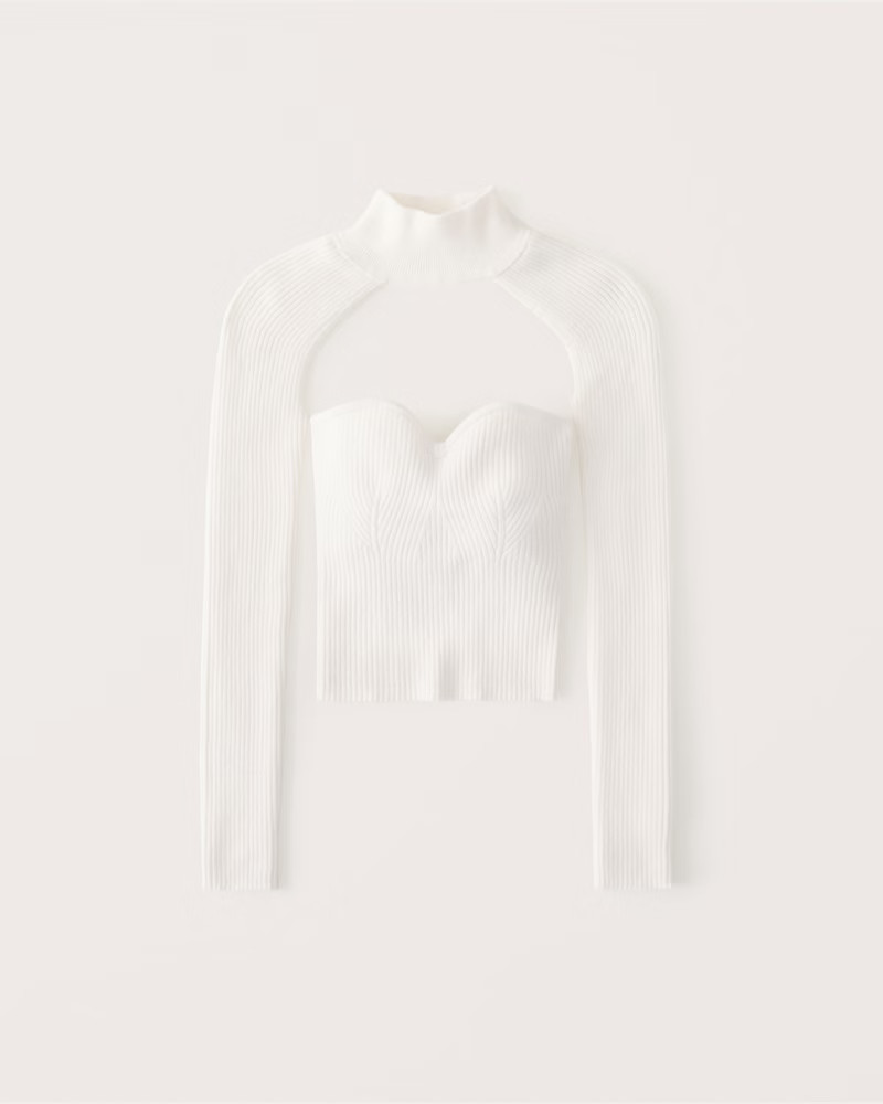 Sweetheart Tube Top and Shrug Sweater Set | Abercrombie & Fitch (US)