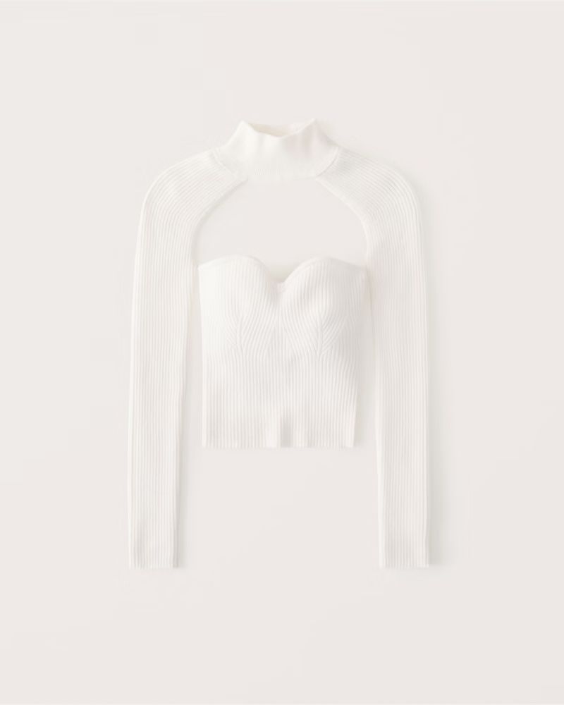 Sweetheart Tube Top and Shrug Sweater Set | Abercrombie & Fitch (US)