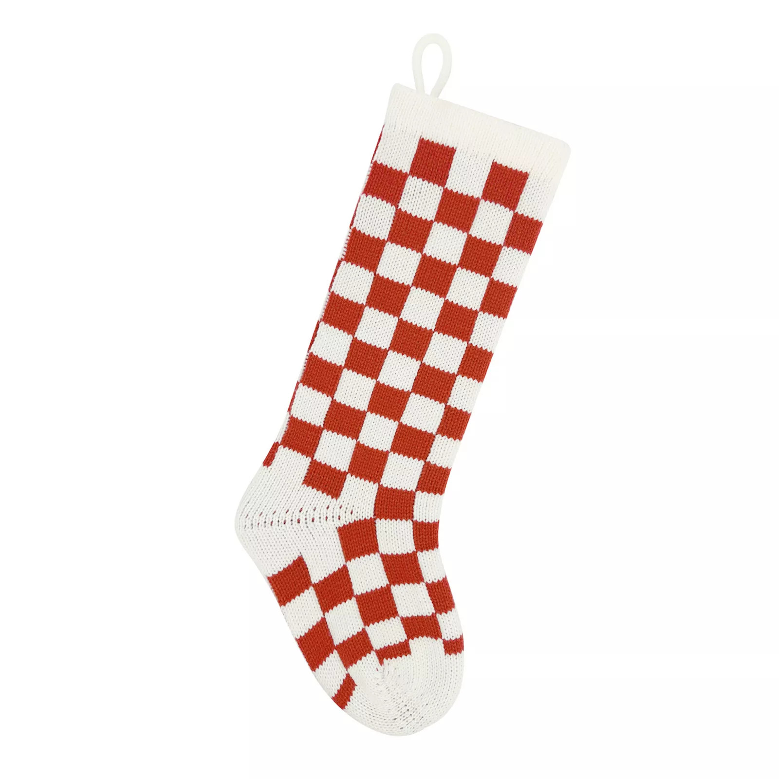 St. Nicholas Square® Woven Knit Checkered Christmas Stocking | Kohl's