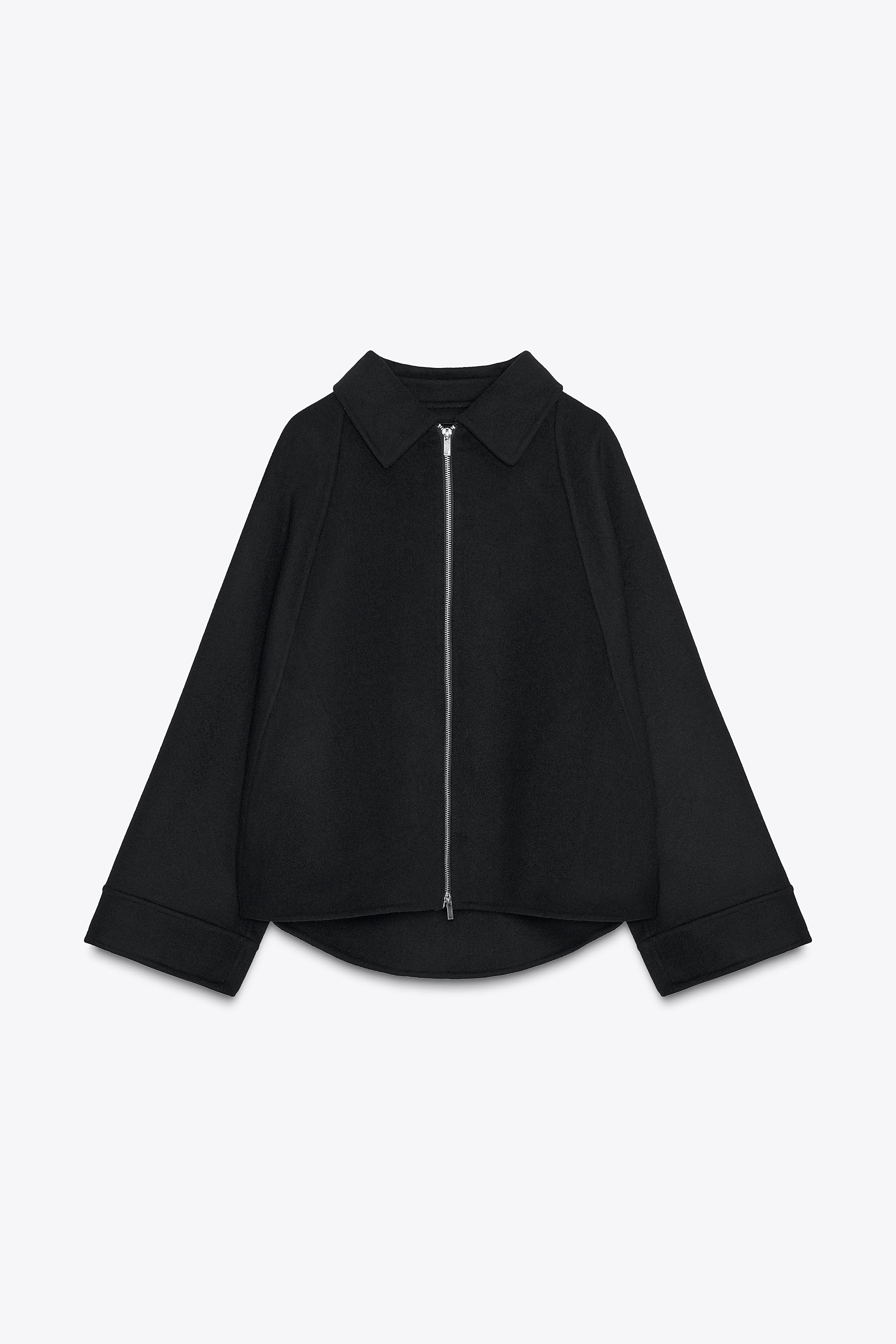 JACKE MIT WOLLREISSVERSCHLUSS ZW COLLECTION | Zara DE