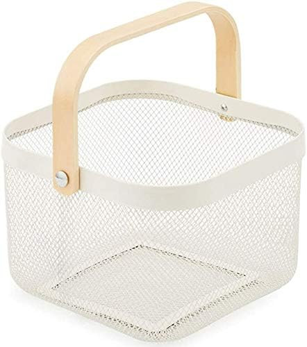 AJIODA Metal Mesh Steel Basket, Storage Organizer Basket Multi-functional Hanging Kitchen Baskets... | Amazon (US)