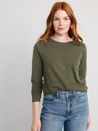 EveryWear Long-Sleeve T-Shirt for Women | Old Navy (US)