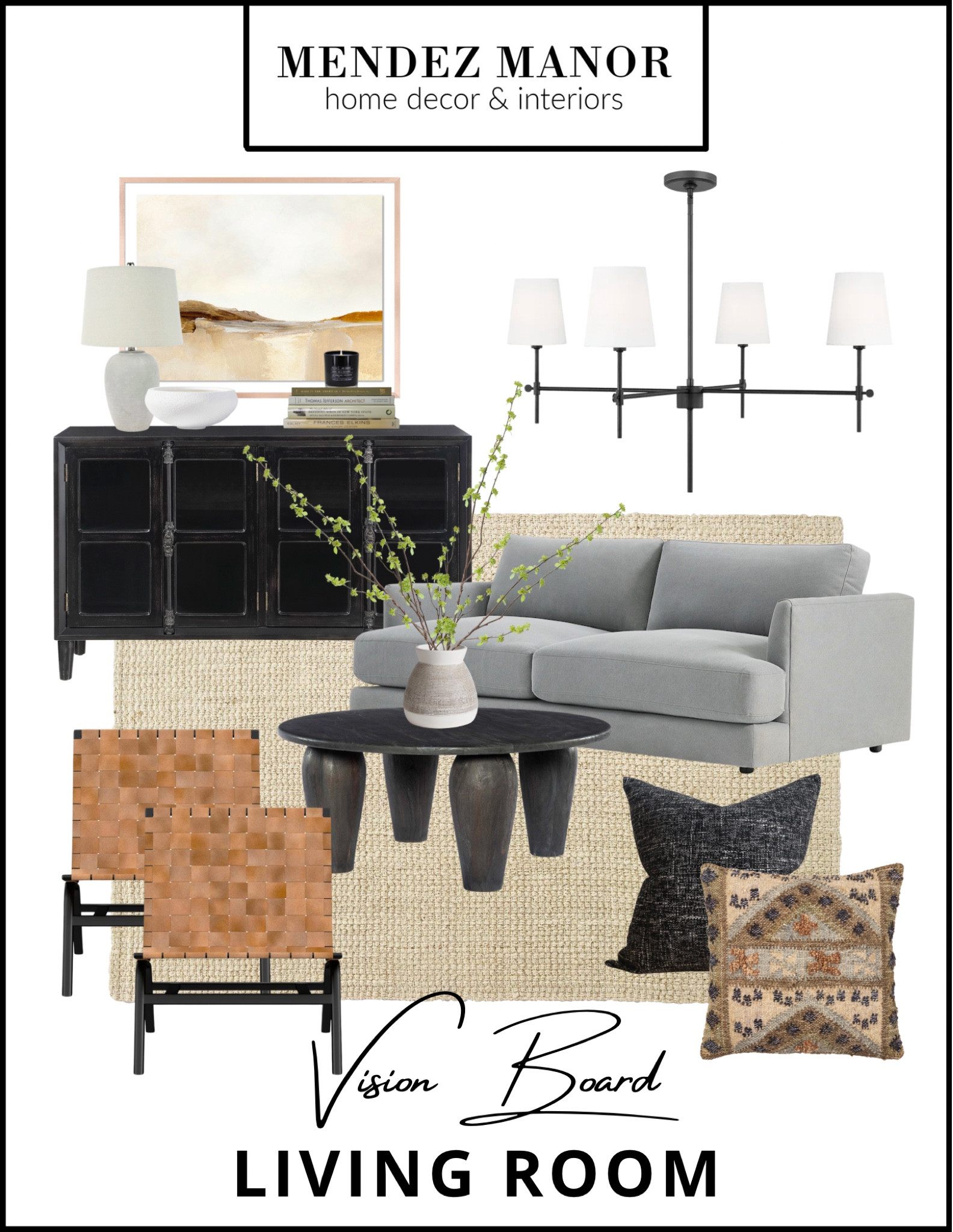 Sit back and relax in this California casual living room design! How cute are these woven leather chairs, on sale now at #PotteryBarn? I love the contrast between the warm leather and the light grey upholstery on the couch.

#californiacasual #californiastyle #interiordesign #livingroomdesign #livingroom #howihome #myhomestyle

#LTKstyletip #LTKhome #LTKsalealert