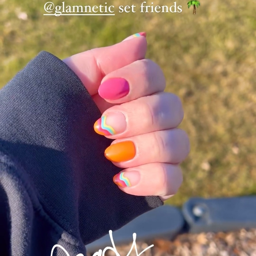 Fun bright colour nails for Spring and Summer 🧡 lasts 2+ weeks 

#LTKplussize #LTKbeauty #LTKstyletip
