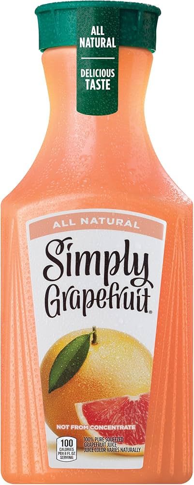 Simply Grapefruit Juice, 52 Fl Oz Bottle | Amazon (US)