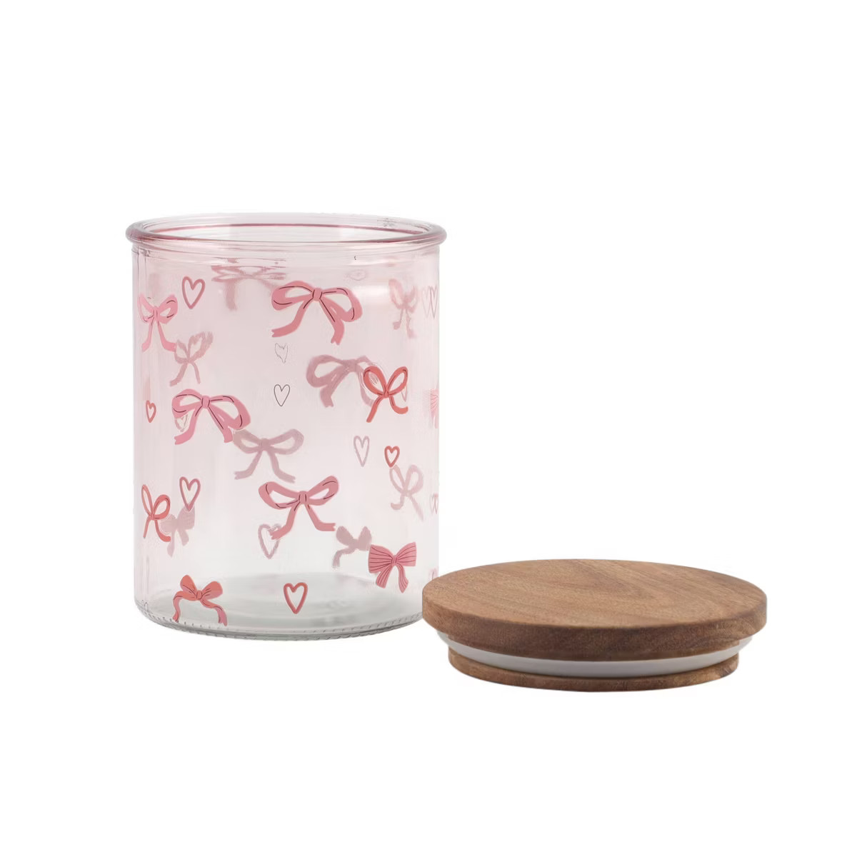 Cook With Color Print Wood Lidded Treat Gifting Jar | Target