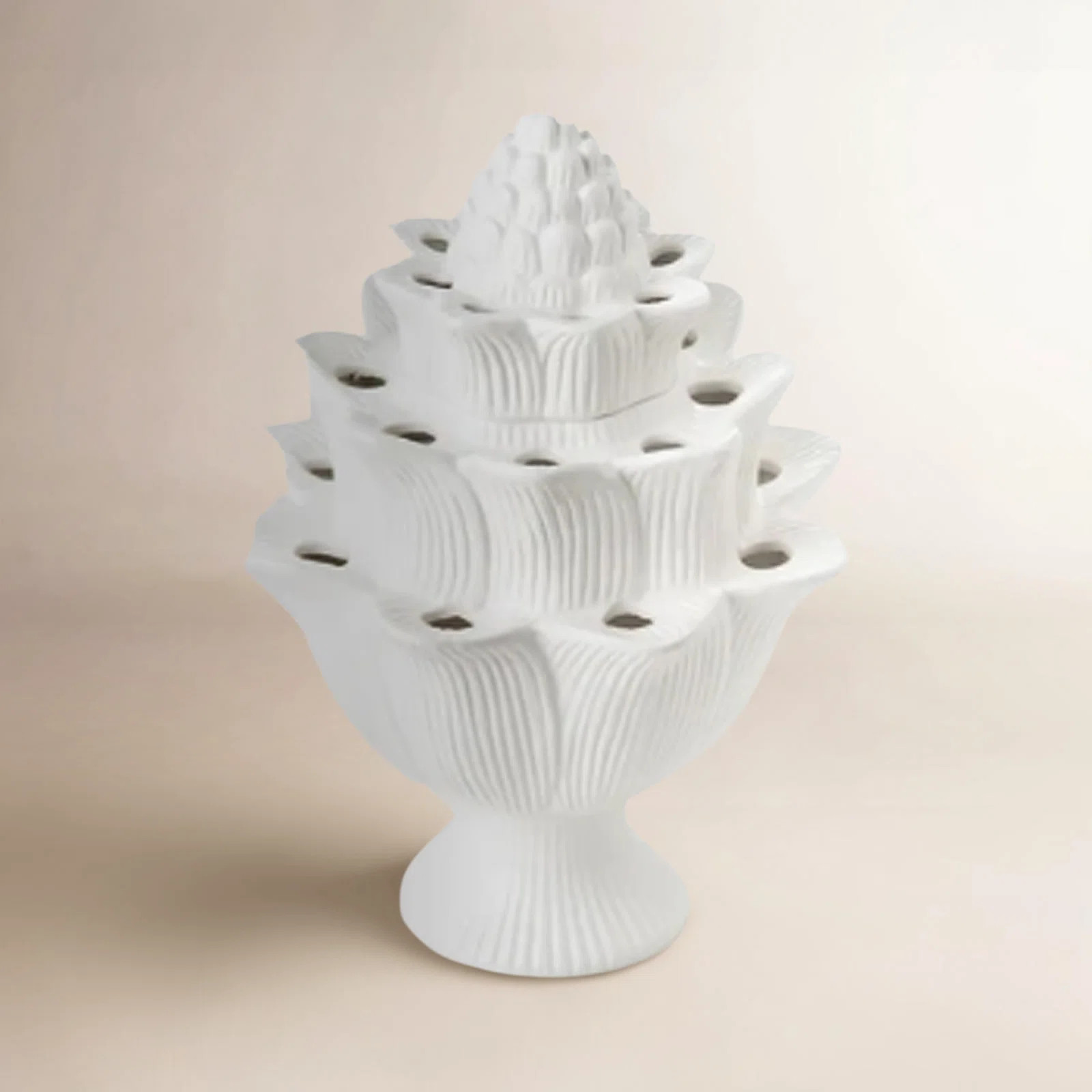 White Ceramic Table Vase | Birch Lane
