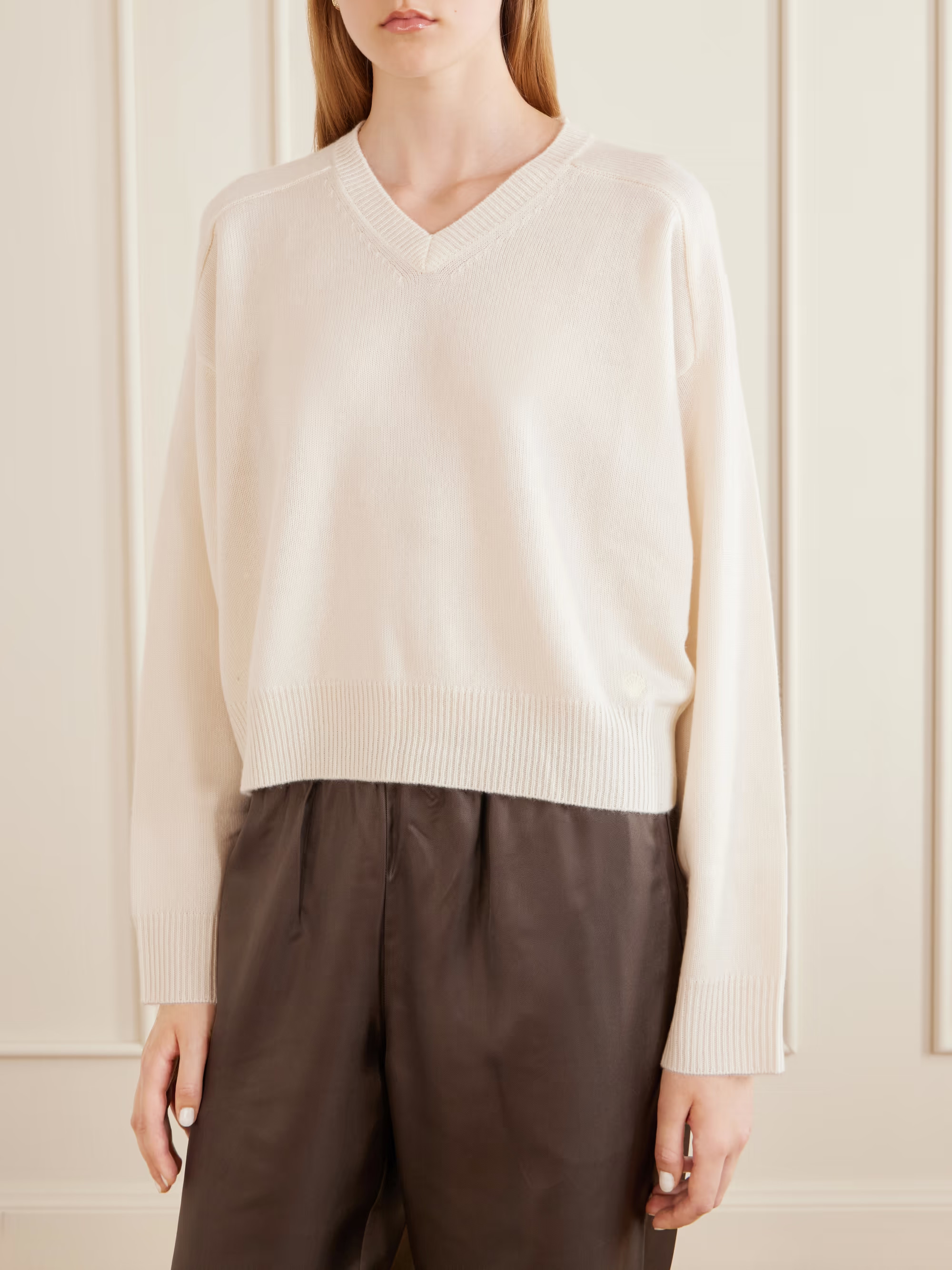 Loulou de Saison - Anzor Cashmere Sweater - Neutrals | NET-A-PORTER (US)