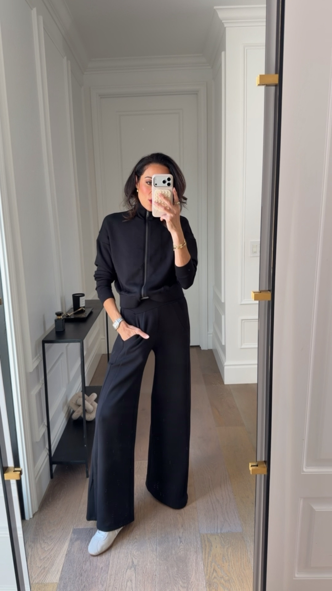 The outfit I wore for travel style on my way back home from Punta Mita! So cozy and effortless! Use code: LUCYSWHIMSXSPANX for 15% off first order!
Top XS
Bottoms XS 

#LTKOver40 #LTKdayinmylife #LTKSeasonal