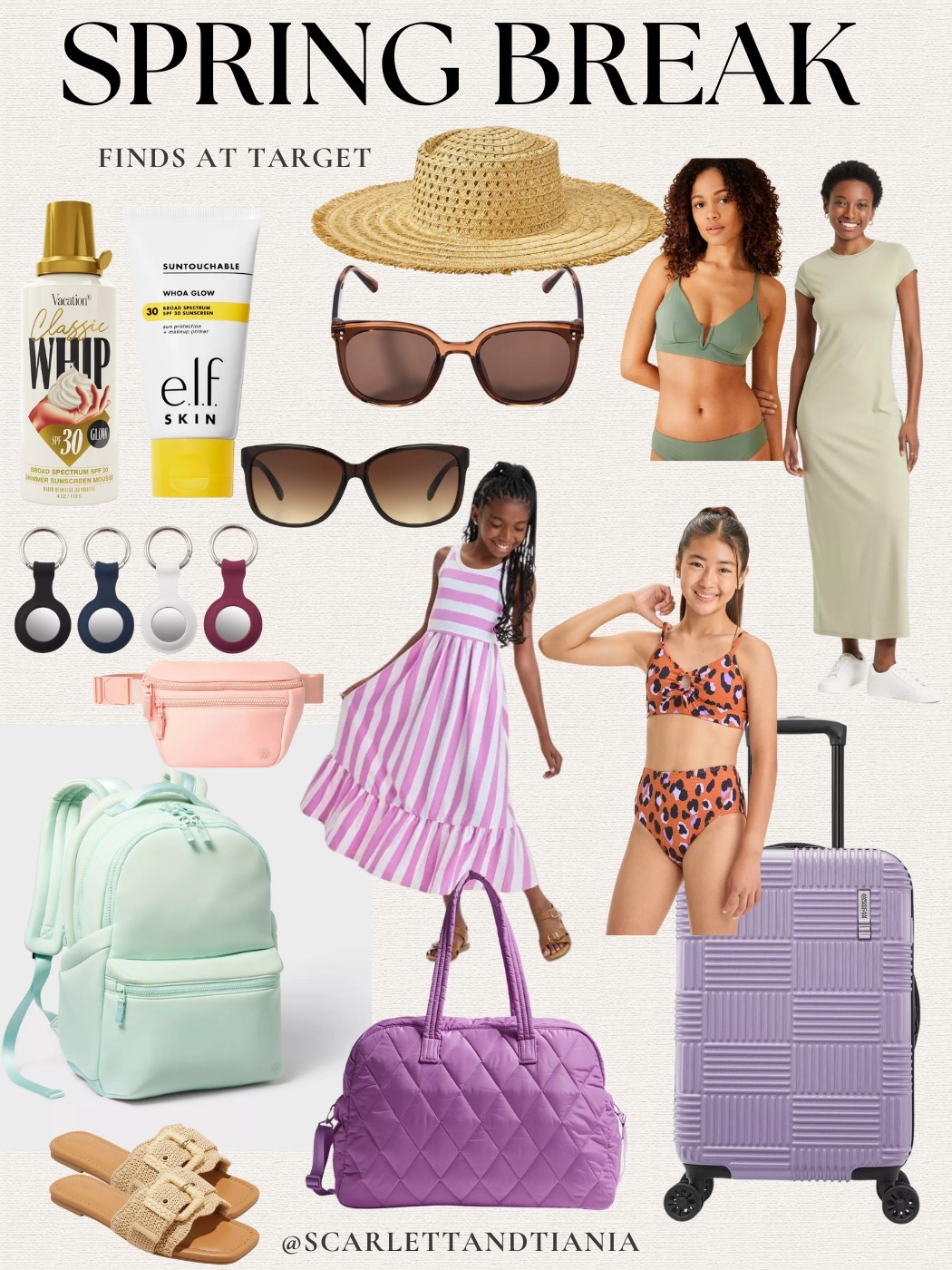 Spring break finds at Target 🌸

Travel // spring break // target finds // women’s fashion // girls fashion // luggage // travel finds // summer // spring 2025 

#LTKSeasonal #LTKTravel #LTKSpringSale