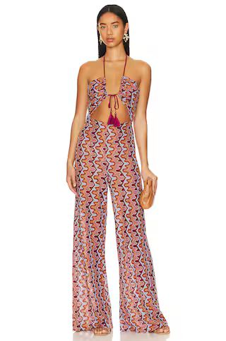 House of Harlow 1960 x REVOLVE Verona Jumpsuit in Rust Multi from Revolve.com | Revolve Clothing (Global)