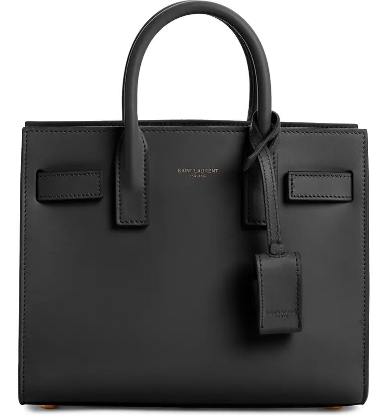 Saint Laurent Nano Sac de Jour Leather Tote | Nordstrom | Nordstrom