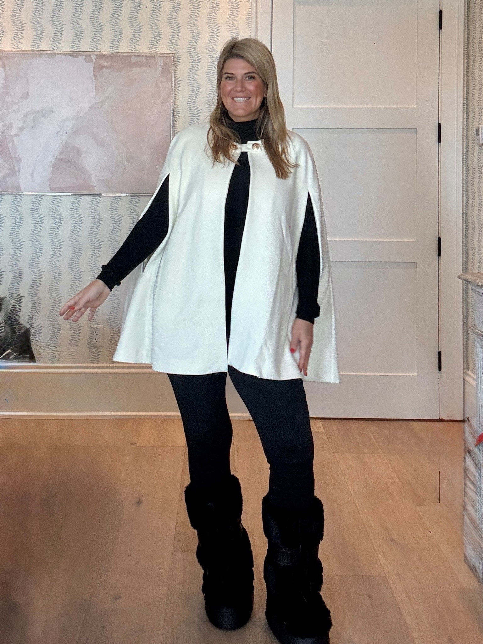 Love this arte italica cape ! So chic and well made and currently 25% off 

#LTKOver40 #LTKHoliday