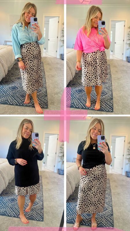 Amazon outfit - fall outfit - outfit inspo - maxi skirt - teacher outfit - leopard skirt - Amazon skirt  

#LTKSeasonal #LTKunder50 #LTKstyletip