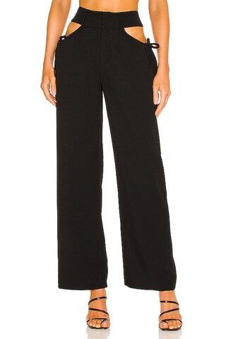 superdown Benny Cut Out Pants in Black from Revolve.com | Revolve Clothing (Global)