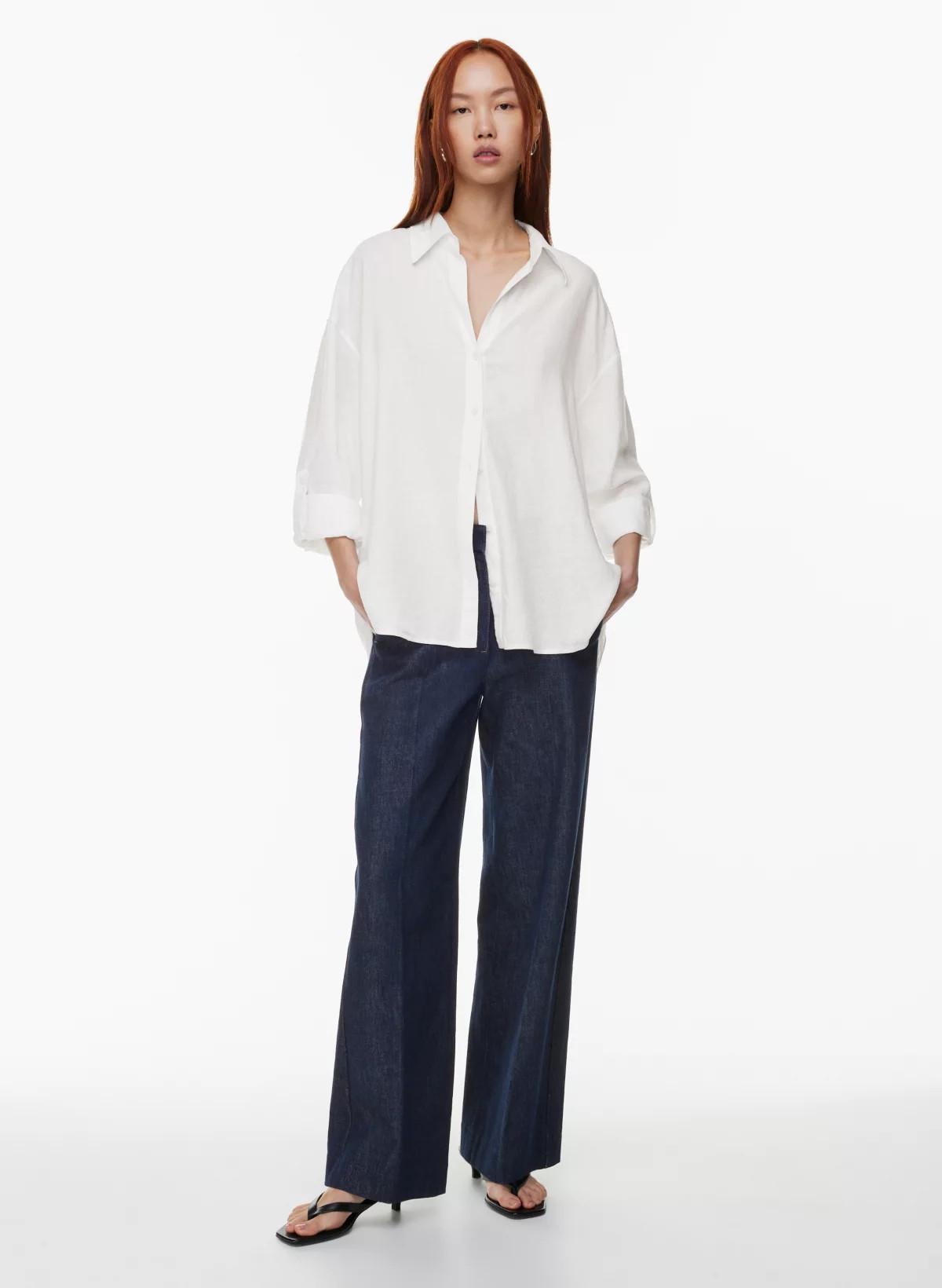 ARCHIVE LINEN SHIRT | Aritzia