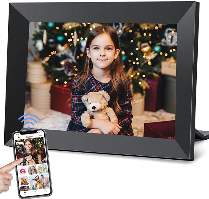 Frameo 10.1 Inch WiFi Digital Picture Frame with 1280 * 800P IPS Touch Screen HD Disply,Built-in ... | Amazon (US)