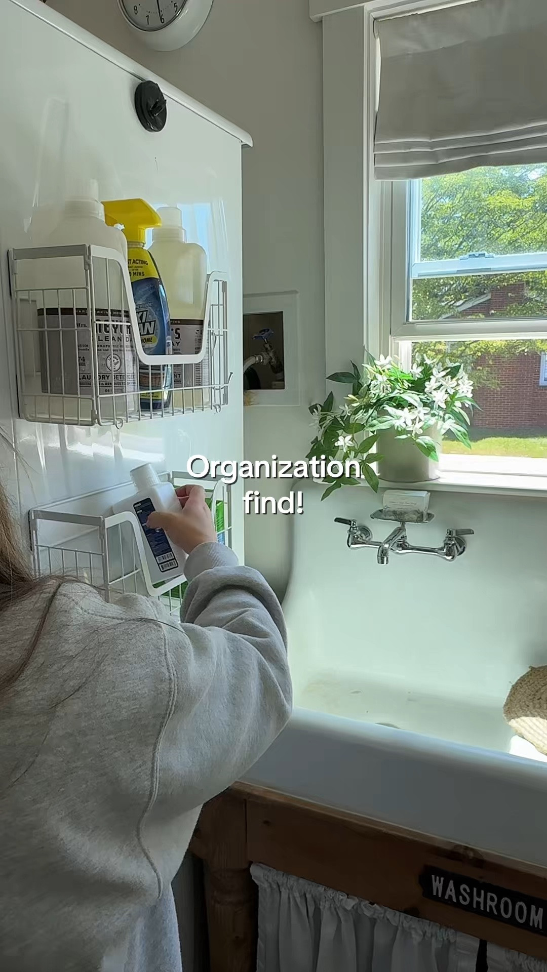 Love these magnetic baskets for home organizing! #homeorganization #storagesolutions

#LTKgrwm #LTKdayinmylife #LTKHome