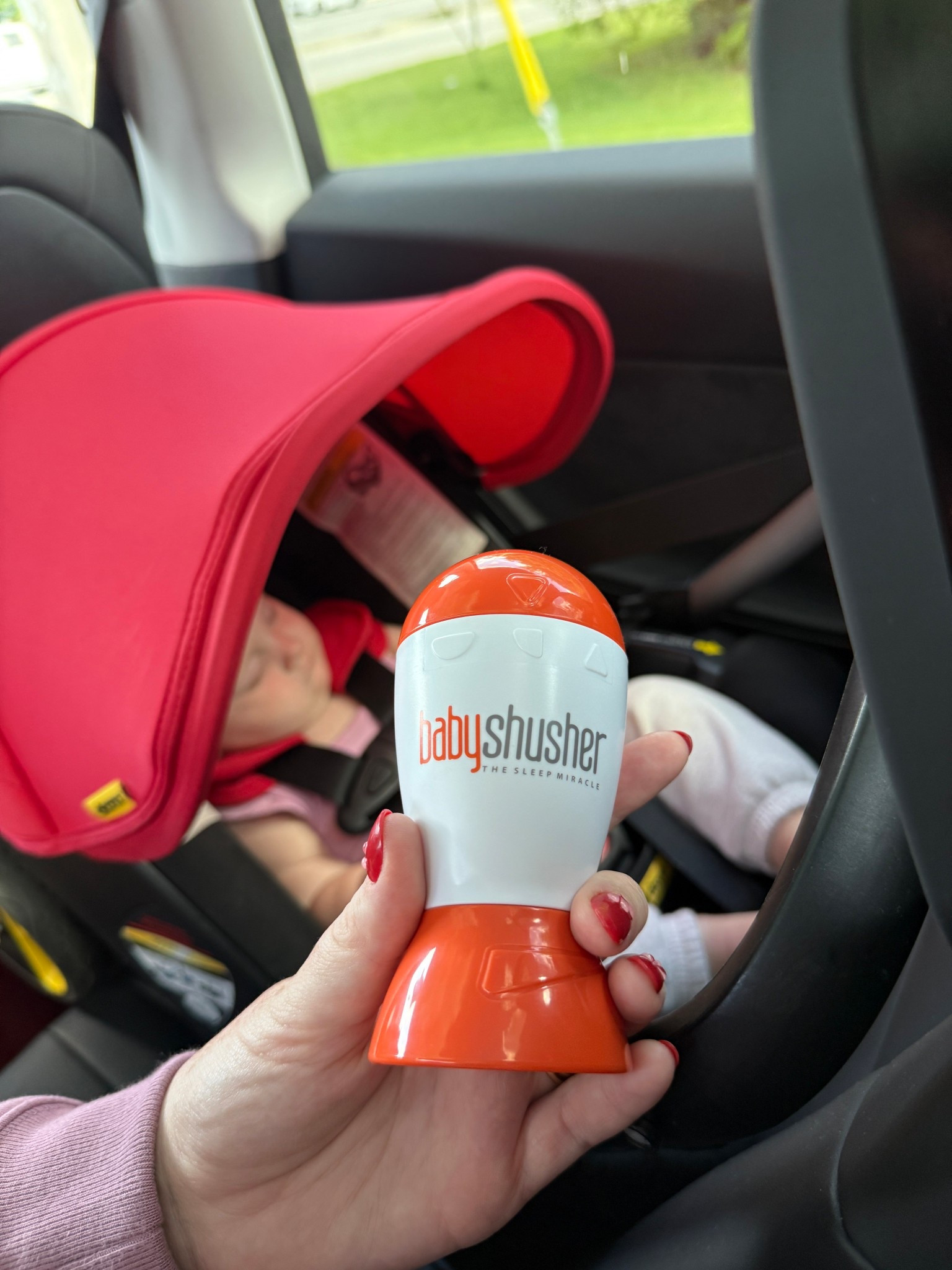 At first I wasn’t sure about this Baby Shusher- I figured I could just shush her myself? But then I thought about how we have a 6.5 hour car drive home from our family vacation and I thought it might be helpful for when Mabel is in the car seat and I’m not able to hold her/nurse her to sleep! I tried this in the car - the first time she wasn’t tired enough, but after she played a little in the carseat and then started to yawn I put the Shusher on and she was out in 2 minutes!!! 💕 Love having this as a tool in my mom-toolbox !!! 

#LTKFindsUnder50 #LTKBaby #LTKKids