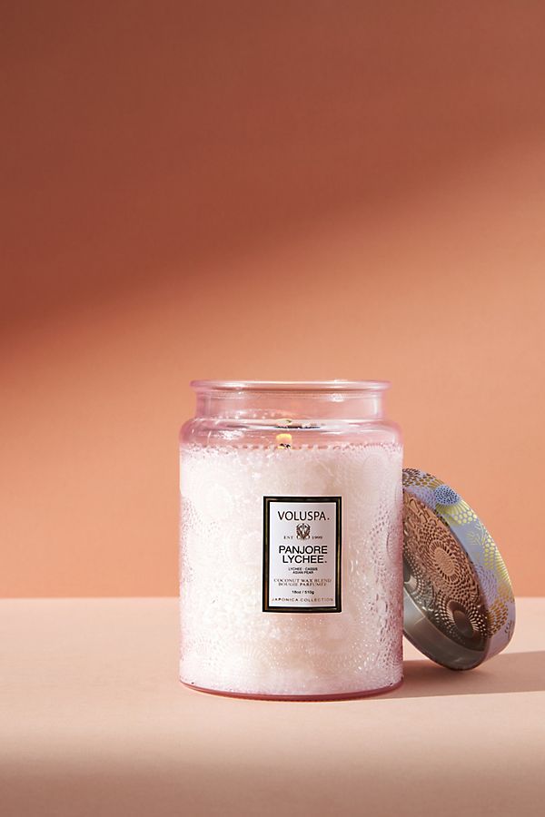 Limited Edition Voluspa Cut Glass Jar Candle | Anthropologie (US)