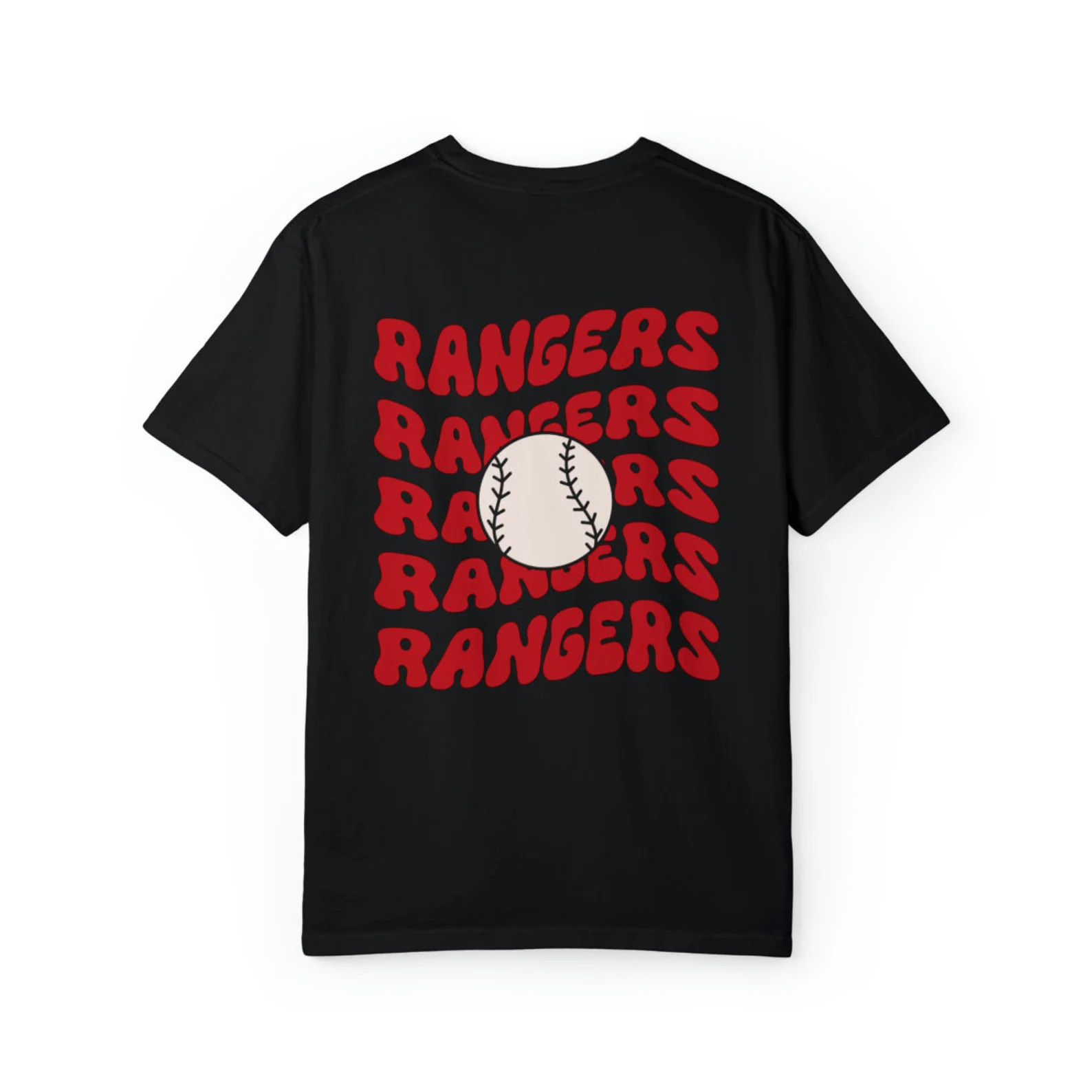 Texas Rangers Retro Baseball Tee Oversized Comfort Colors - Etsy | Etsy (US)