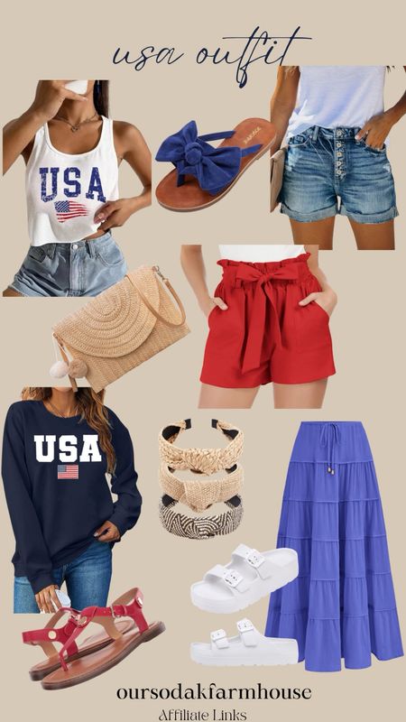 Fourth of July outfit, 4th of July, summer style, patriotic outfit, cute patriotic outfits, summer style, red white and blue 

#LTKParties #LTKStyleTip #LTKPlusSize