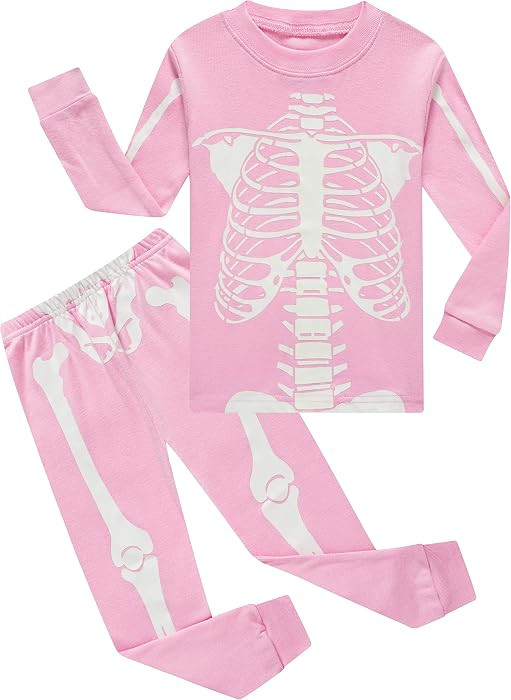 KikizYe Girls Pajamas Set Kids Long Sleeve PJs Cotton Jammies | Amazon (US)