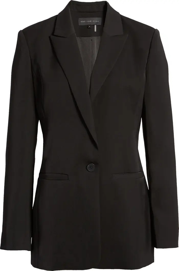 Tailored Single Button Blazer | Nordstrom
