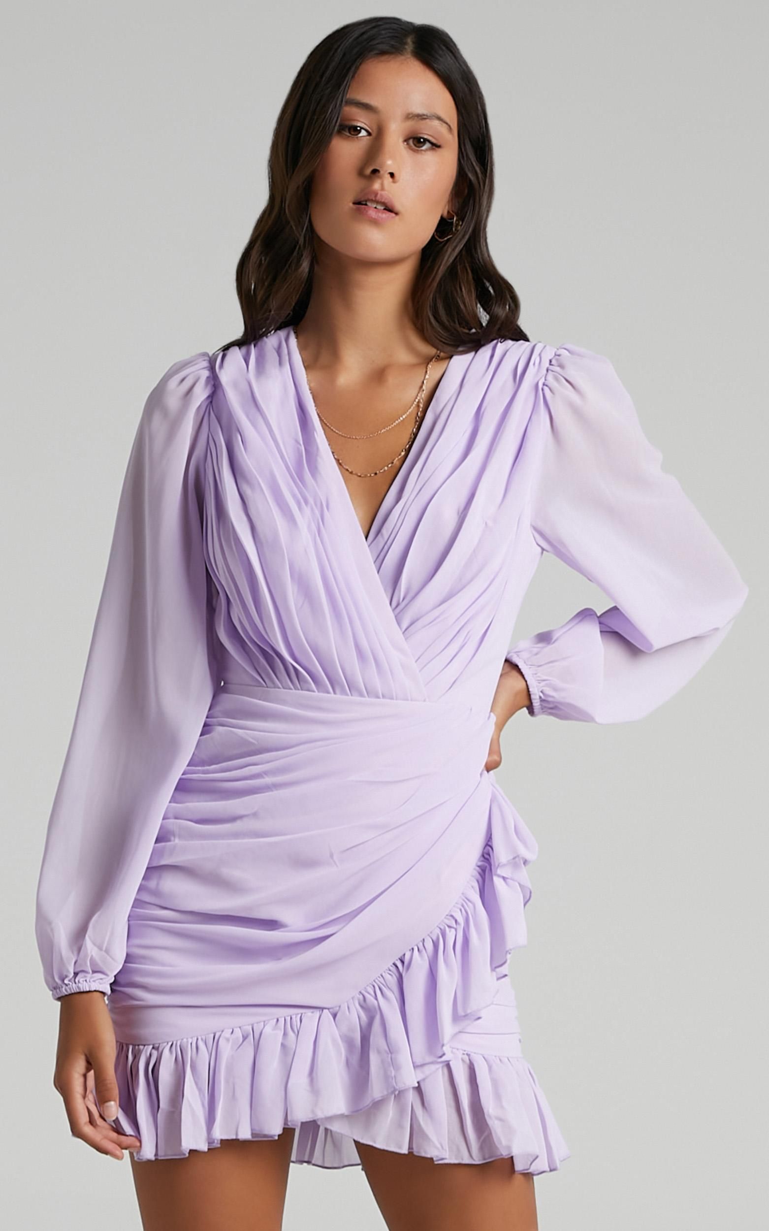 Can I Be Your Honey Dress In Lilac | Showpo - deactived