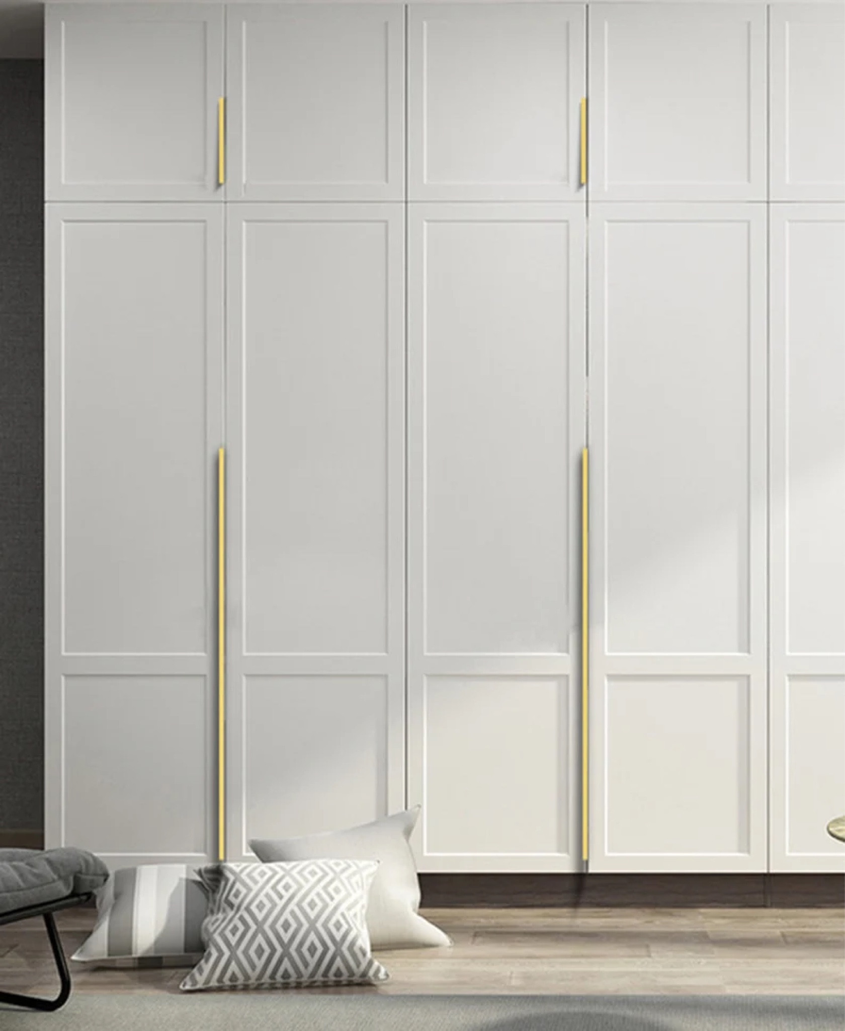 I just love the look of these extra long cabinet pulls! 

#LTKhome