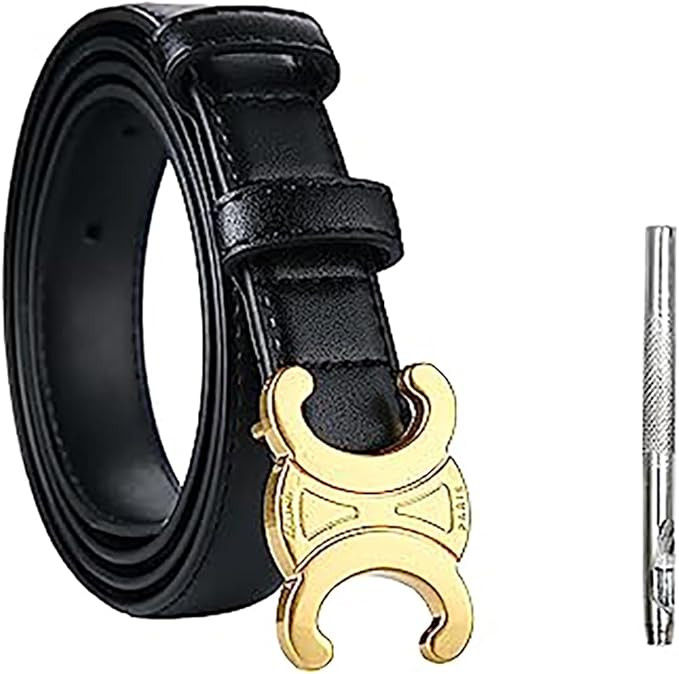 baizhong womens belt for jeans belts Women's belt fashion hollow buckle belt | Amazon (UK)