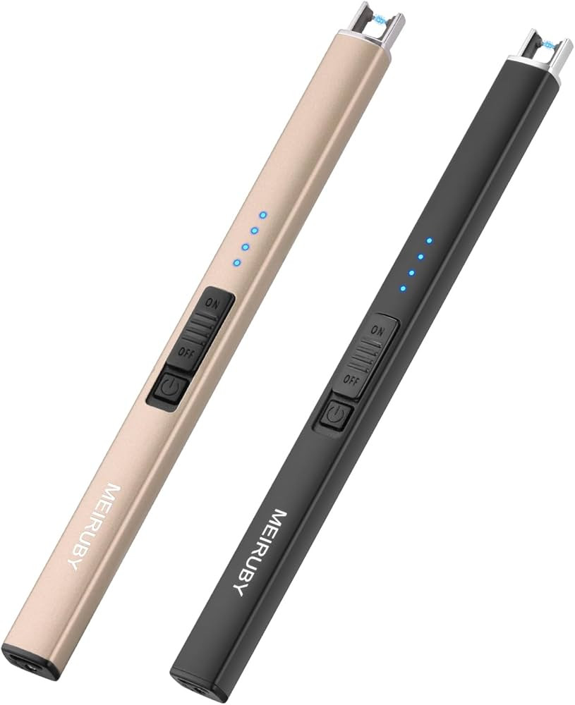 MEIRUBY 2 Pack Electric Candle Lighter, Christmas Stocking Stuffers Gifts for Women Mom Men Wife ... | Amazon (US)