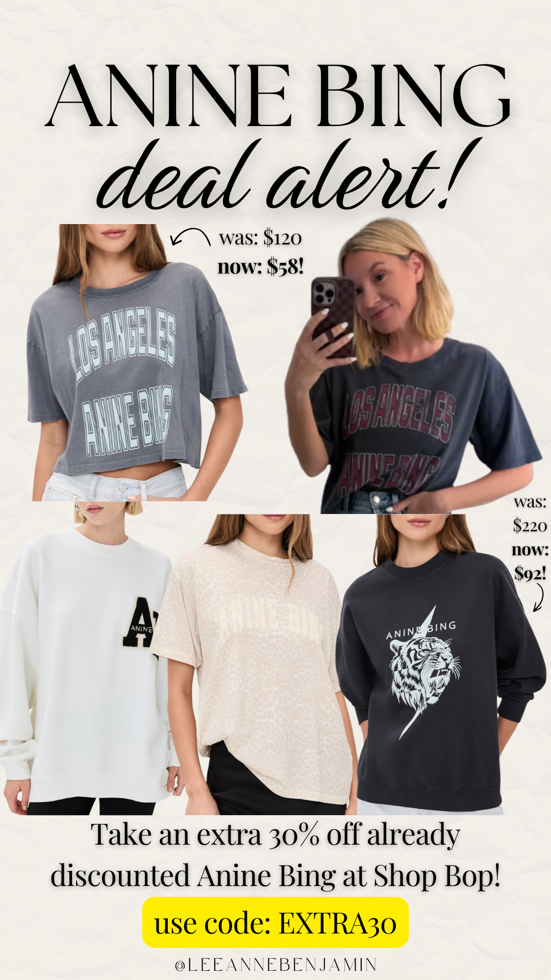 Deal alert at Shop Bop! Grab an extra 30% off sale items with code: EXTRA30 

 #LTKOver40 #LTKSaleAlert #LTKMidsize